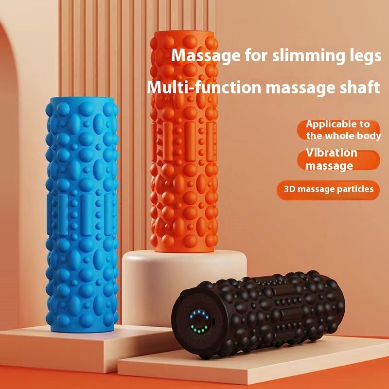 Electric Foam Roller Muscle-relaxing Tool Leg Roller Sports Fitness Equipment Vibrating Yoga Column