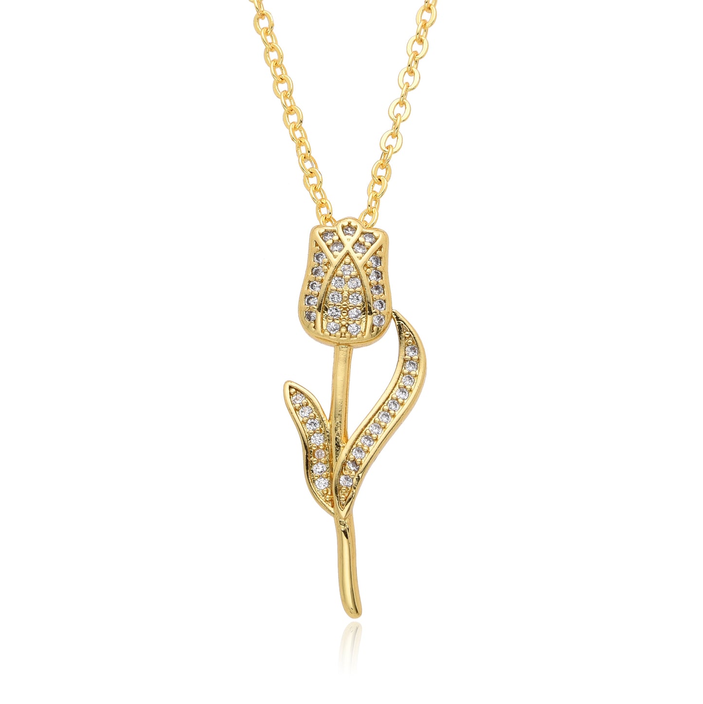 Fashion Personality Rose Women's Pendant Necklace Female Accessories