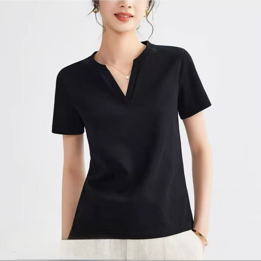 Trendy Best-selling Solid-color Womens T-shirt Top