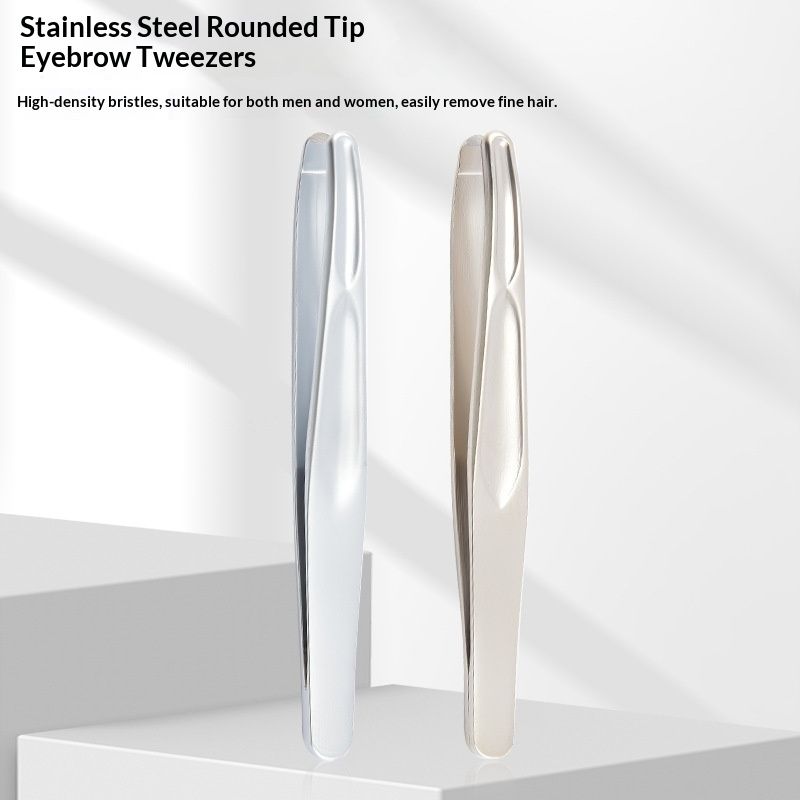 High-end Thickened Eyebrow Clip Hair-plucking Tweezers For Shaping Eyebrows