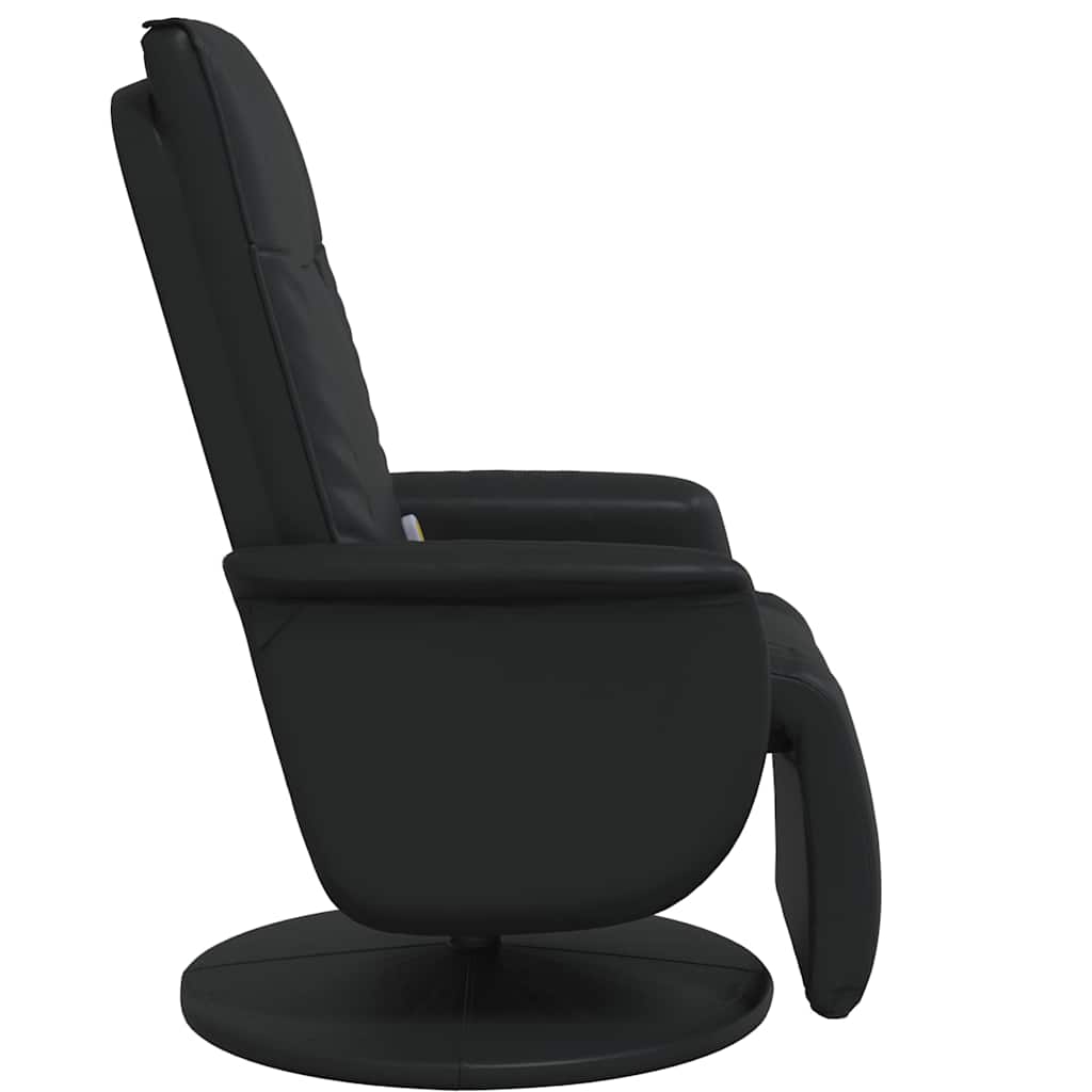 Massage Chair with Footrest, Faux Leather
