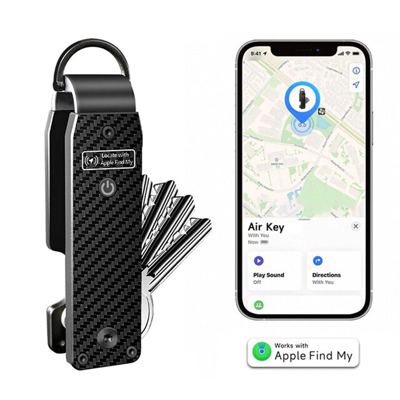 The Aluminum Alloy Smart Keychain Has A Built-in FindMy Positioning Chip For Location Tracking