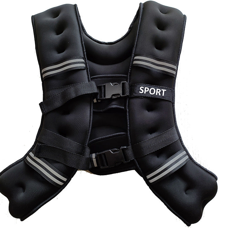 Invisible Weighted Running Vest With Integrated Equipment