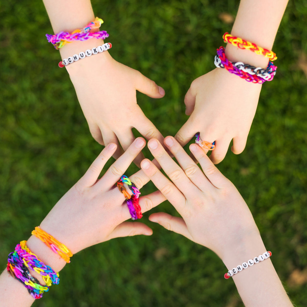 Set Of 4 Bracelets - A Stylish Accessory For Back-to-School, A Gift With A Versatile Design, And A Party Accessory Set