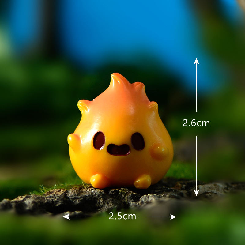 Halloween Series Micro Landscape Crystal Ball Accessories Transparent Ghost Mini Resin Ornament