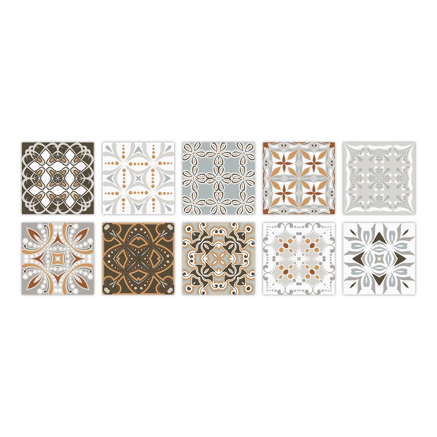 Kitchen Oil- And Water-Resistant Wall Stickers Imitating Tiles