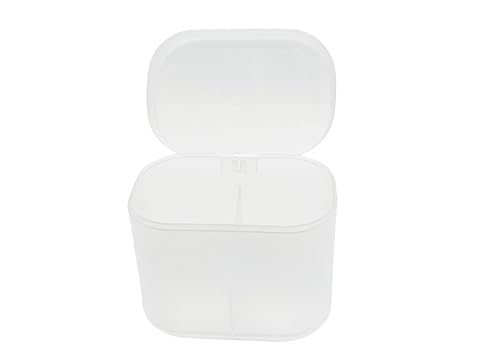 Sprigold home transparent cotton pads/swabs large capacity storage box with PP(polypropylene) material, easy to use and ta...