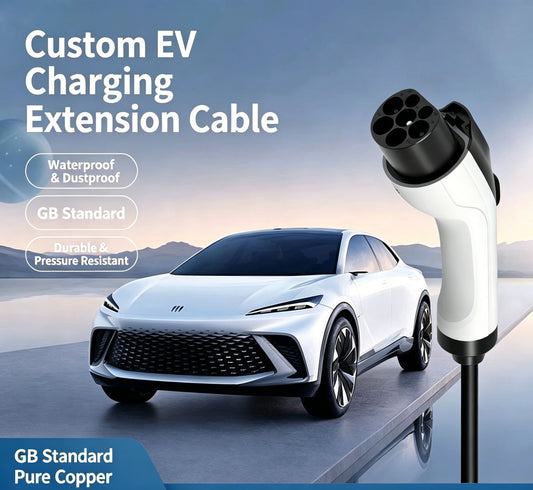 7KW AC Charging Pile Extension Cable, Portable EV Charging Gun Cord, Wholesale AC Charger Accessories Direct From Manufacturer