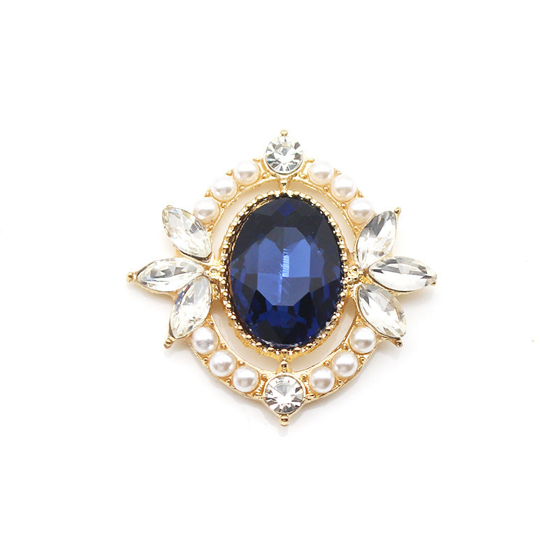 Glass Openwork Rhinestone Jewelry For Headwear And Bag Accessories