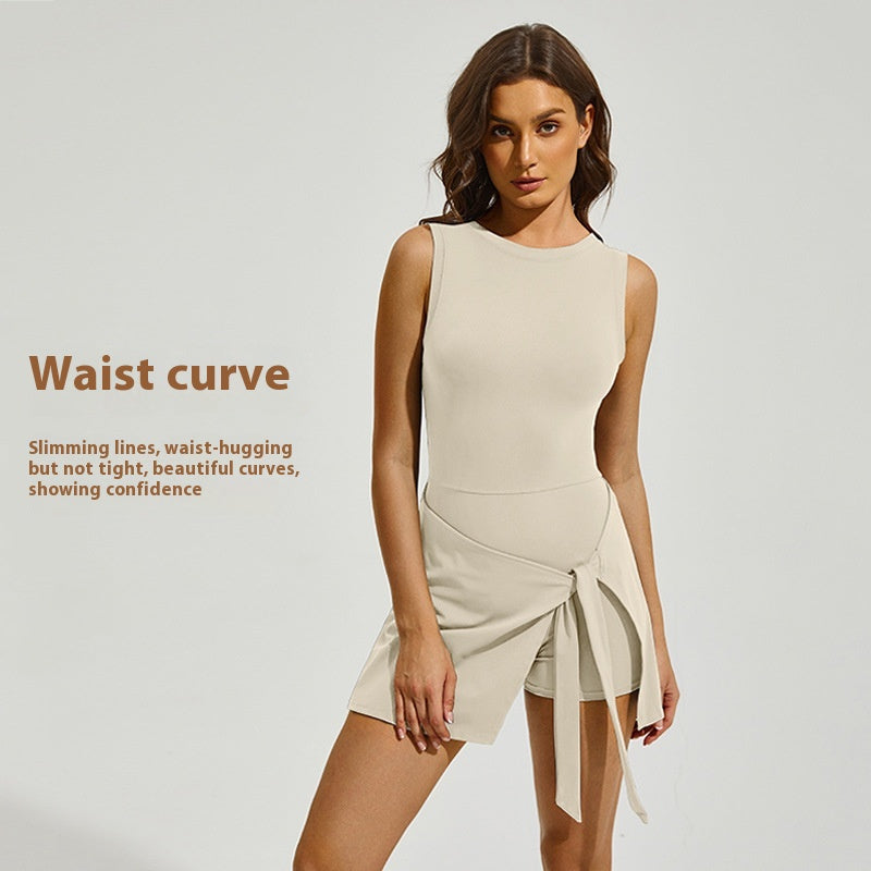 Back Shaping Safety Breathable Outdoor Fitness Exercise Skirt
