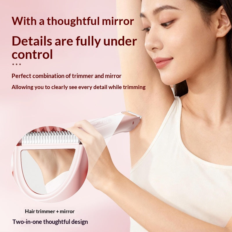 2-in-1 Womens Hair Trimming And Depilation Device