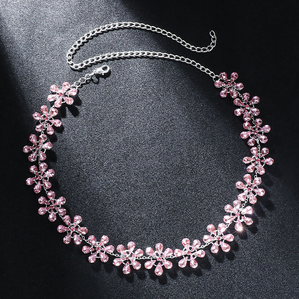 Rhinestone Clavicle Chain Trendy Accessories For Women