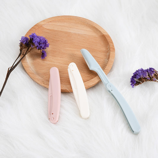 Foldable Eye-brow Knife Sharp Beauty Tools With Net