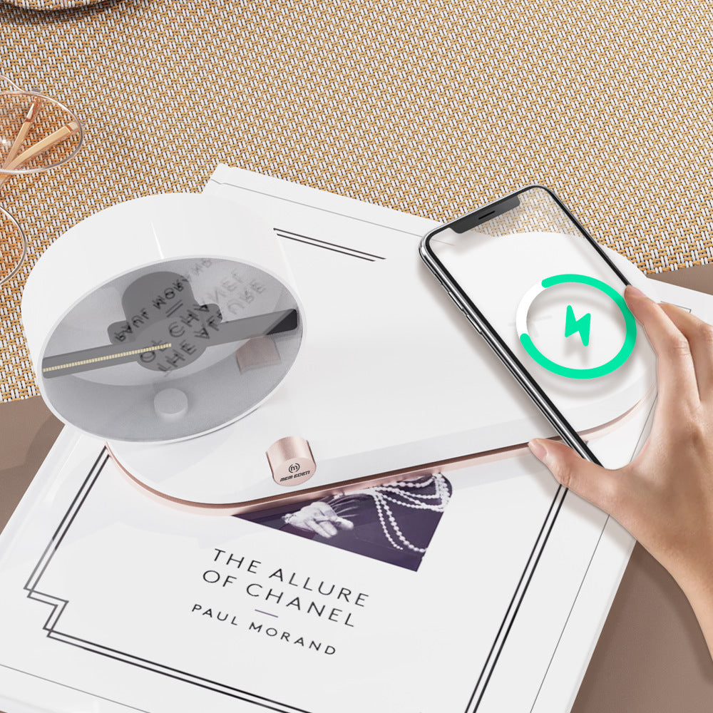 Wireless 15W Fast Charging Naked-Eye 3D Night Light