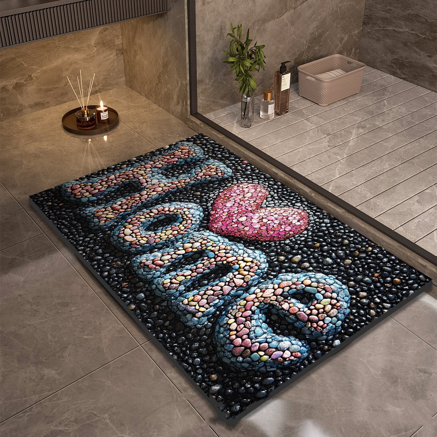 Bathroom Diatomaceous Earth Quick-drying Bath Mat