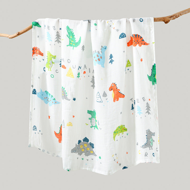 Double-layer Bamboo-cotton Baby Bath Towel Newborn Gauze