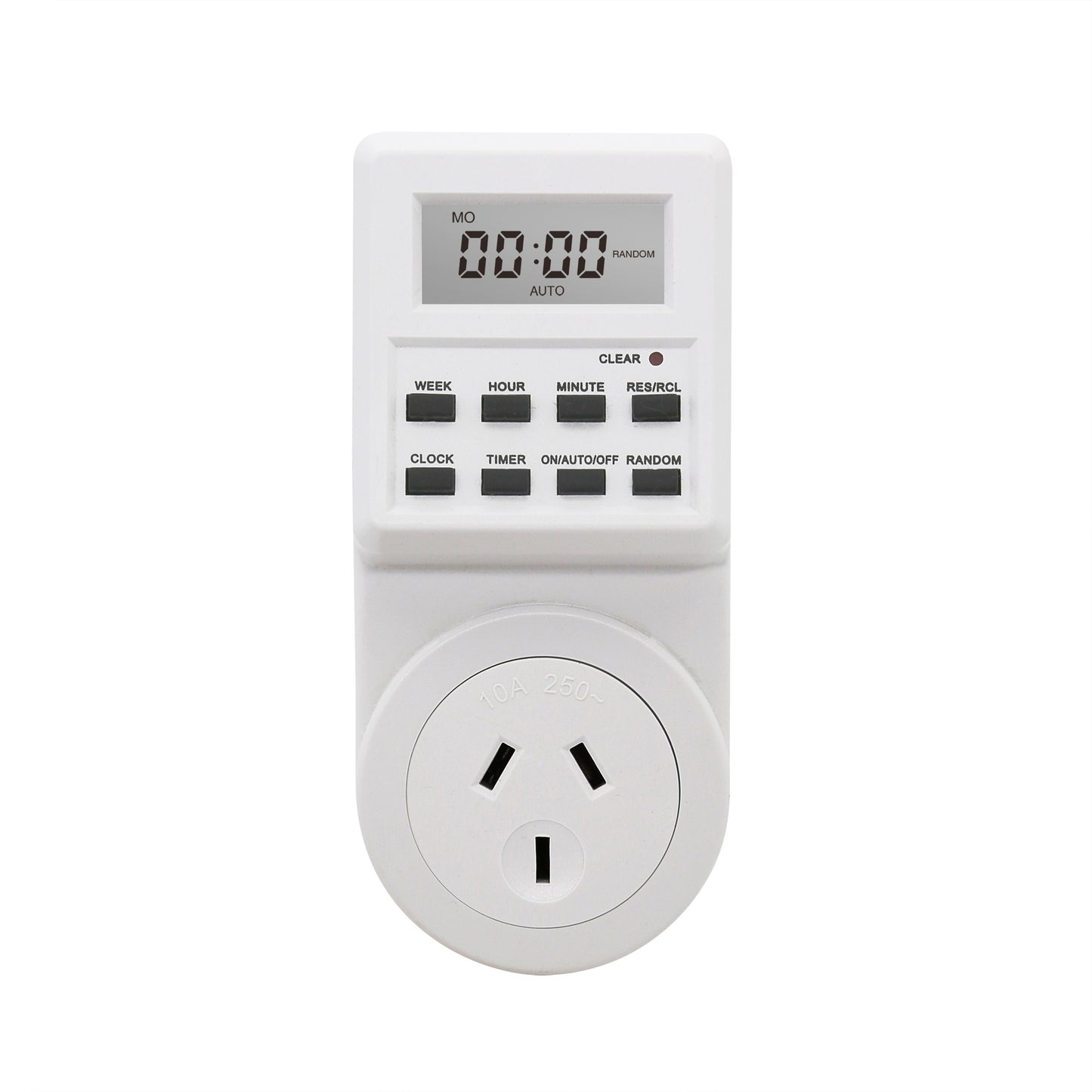 Australian-style Small Screen Timing Smart Socket