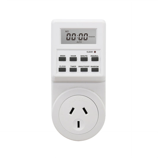 Australian-style Small Screen Timing Smart Socket