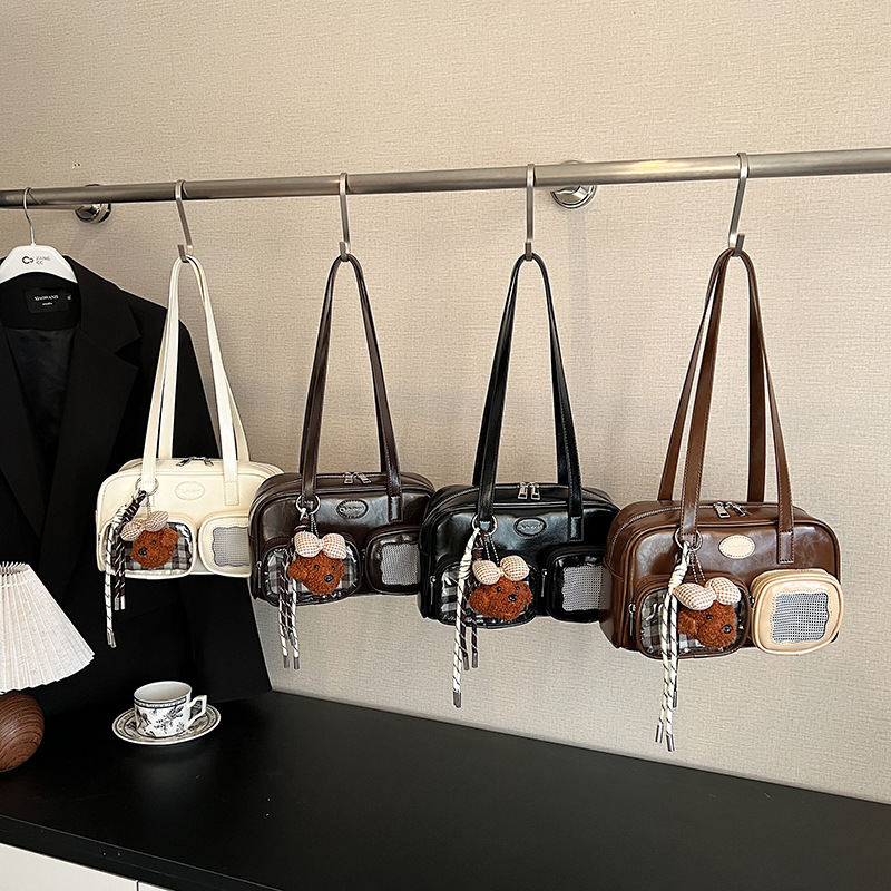 High-Capacity Versatile Korean-Style Ribbon Shoulder Bag For Women