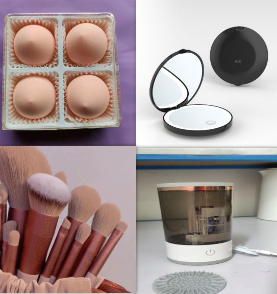 4 Pieces Of Super Soft Xue Mei Niang Beauty Makeup Egg Second Bomb Without Powder Puff Cute Steamed Bun Makeup Egg Makeup Egg Set