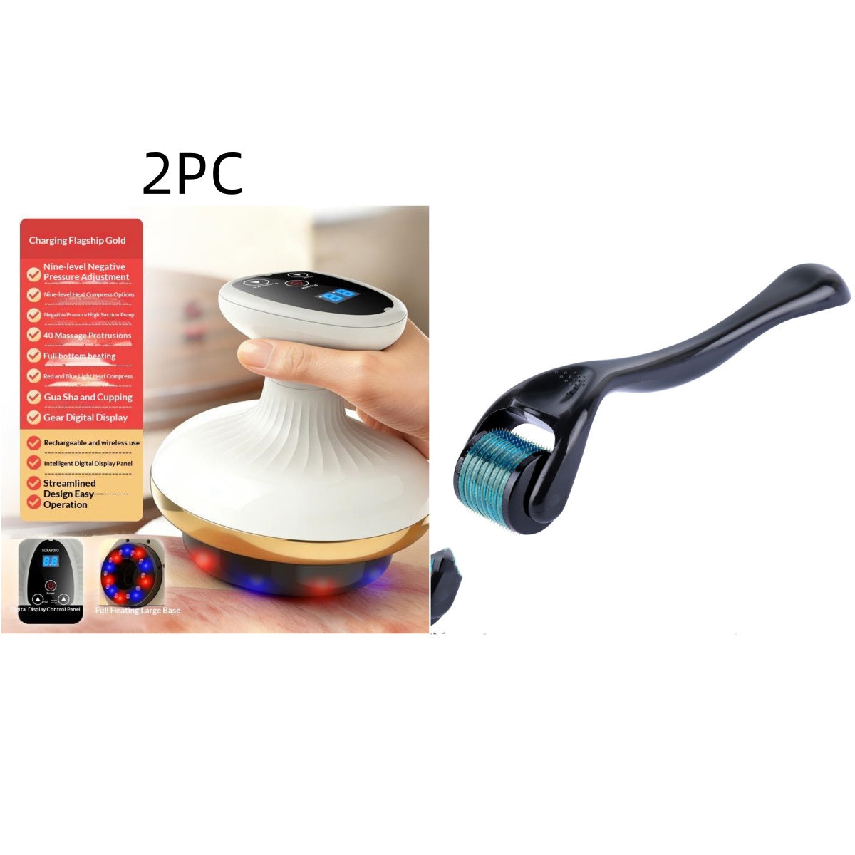 Electric Gua Sha Board Beauty Massager Cupping Device Electric Meridian Brush Home Abdominal Massage Gua Sha Board Massager