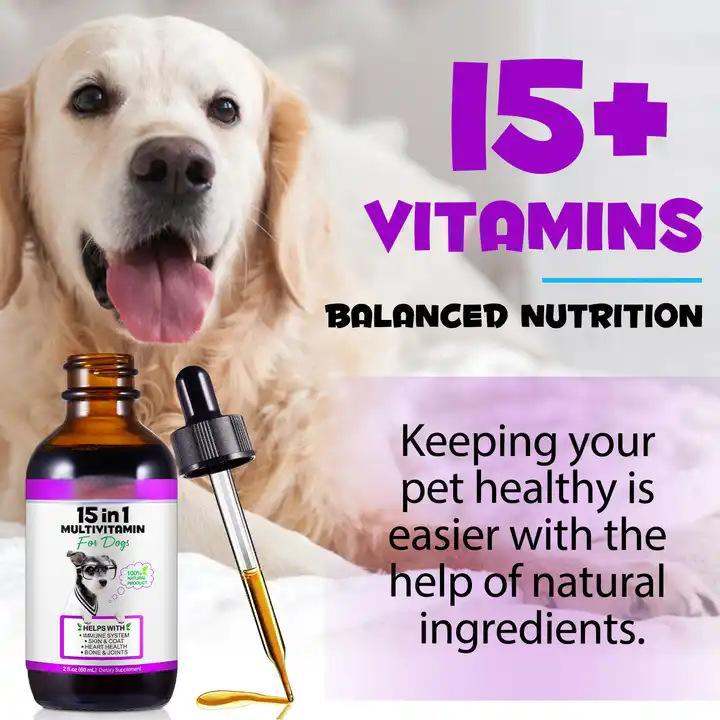 15-in-1 Pet Multivitamin Drops Bottle Pack