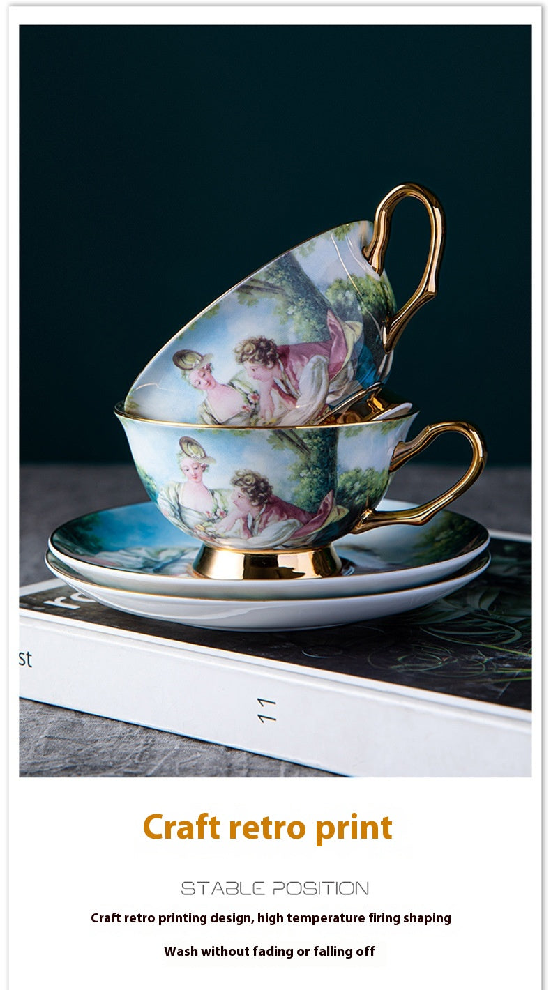 Coffee Set Suit In Blue Beauty