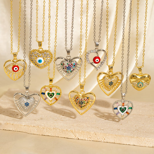 Niche-designed Heart Necklace With Accessories