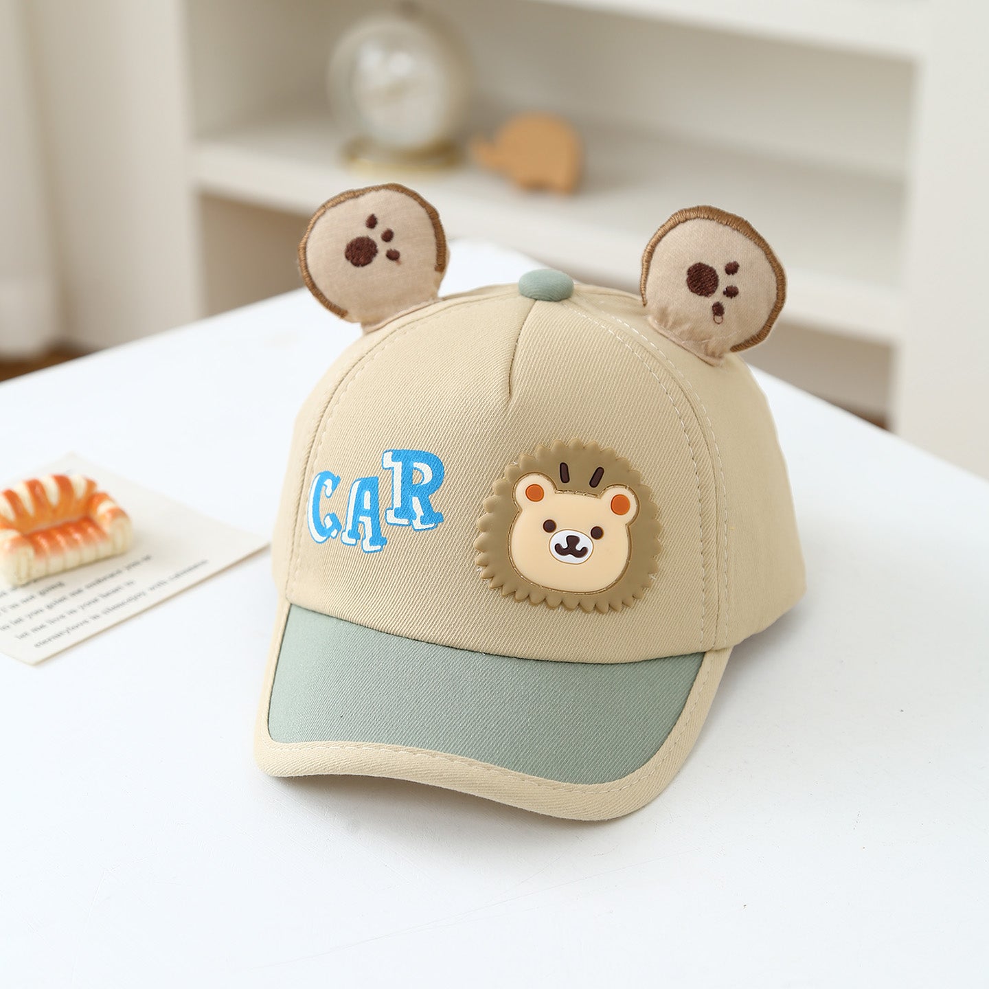 Summer Boys And Girls' Multi-color Lion Head Fashion And Cute Baseball Cap, Suitable For Babies' Daily Outings And Playtime For Sun Protection.