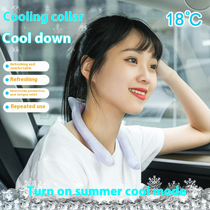 Outdoor Sports Summer Heatstroke Prevention Cooling Cold Neck Ring