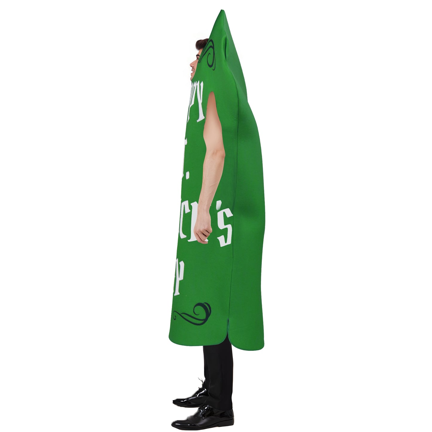 Best-selling St Patricks Day Costume Parade Outfit Beer Festival Print Green Hat Stage Performance Attire