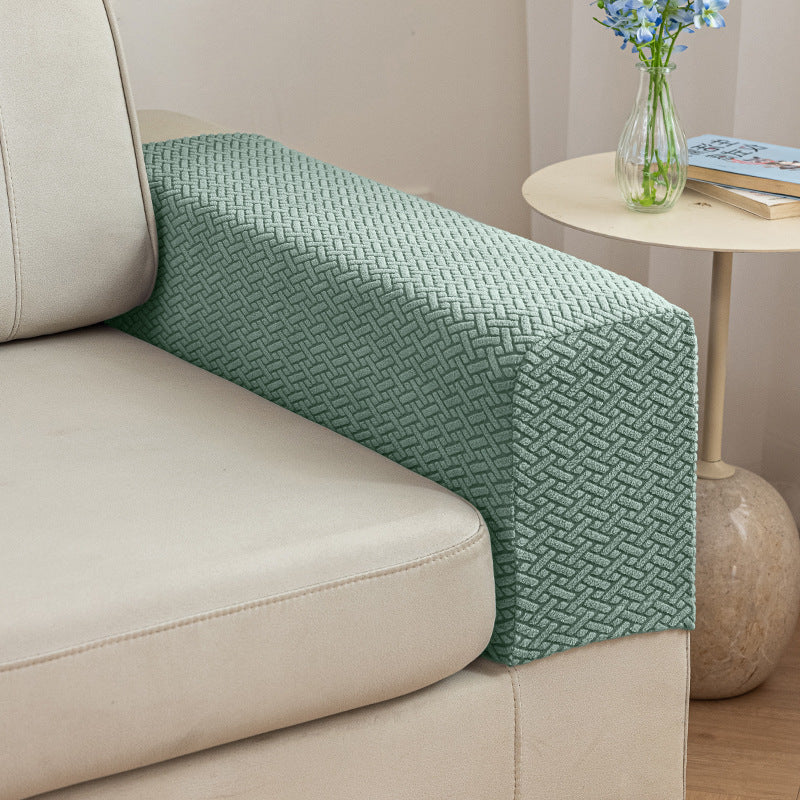Thickened, Dirt-Resistant Home Fabric Simple Solid-Colored Armrest Covers