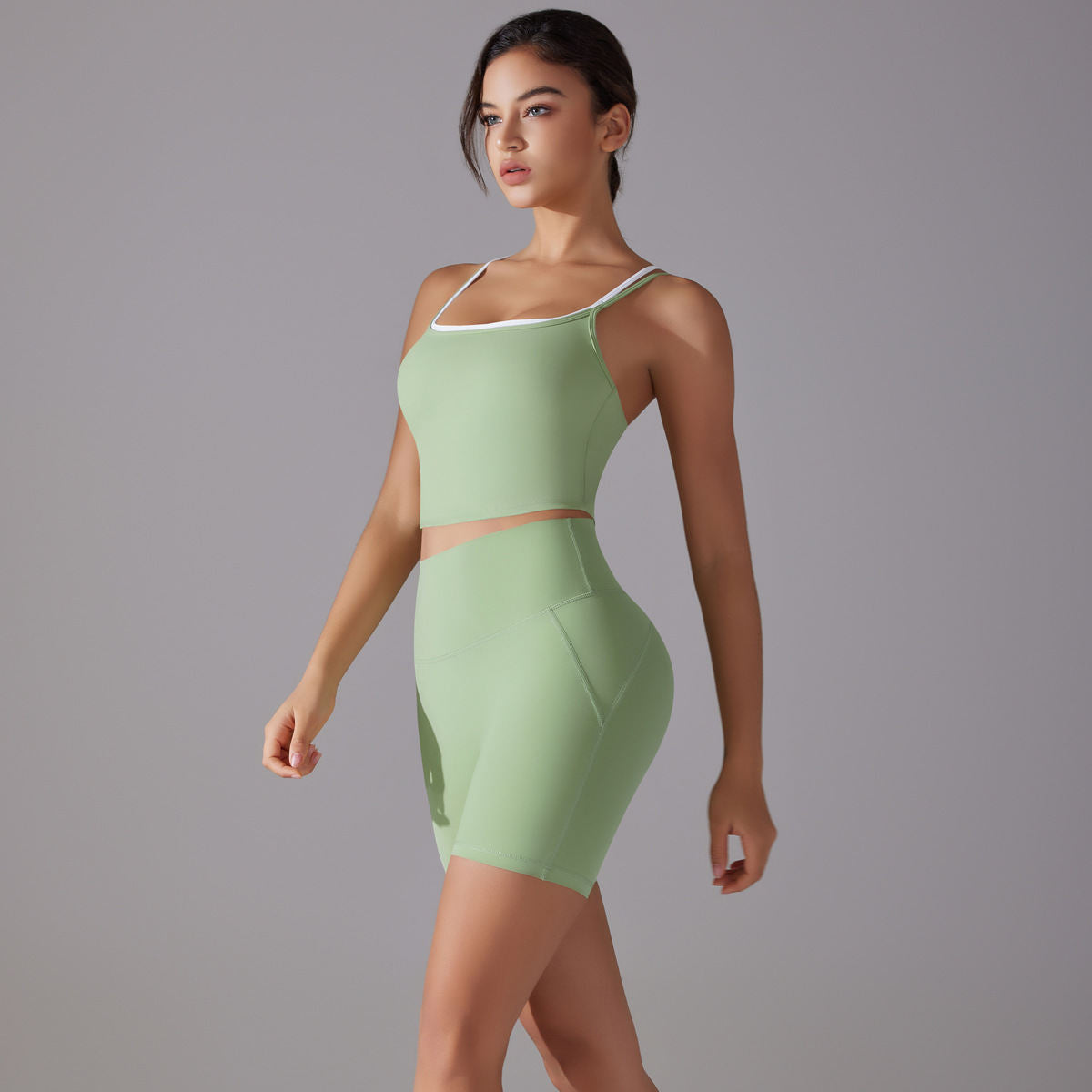 Sports Shorts Running Fitness Yoga Suit