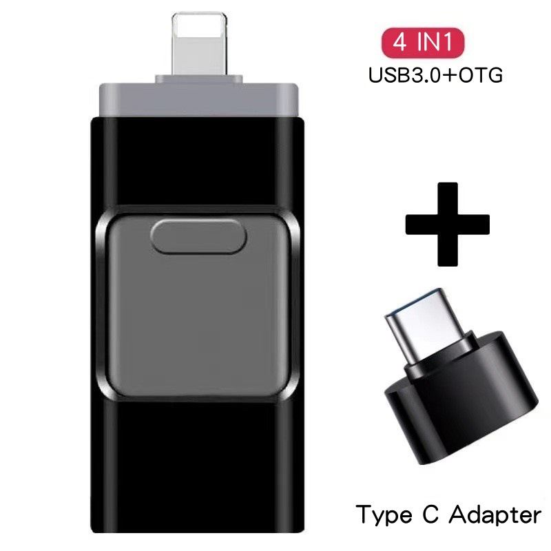 Multifunctional Mobile Phone U-disk Suitable For Mobile Phone Four-in-one Metal
