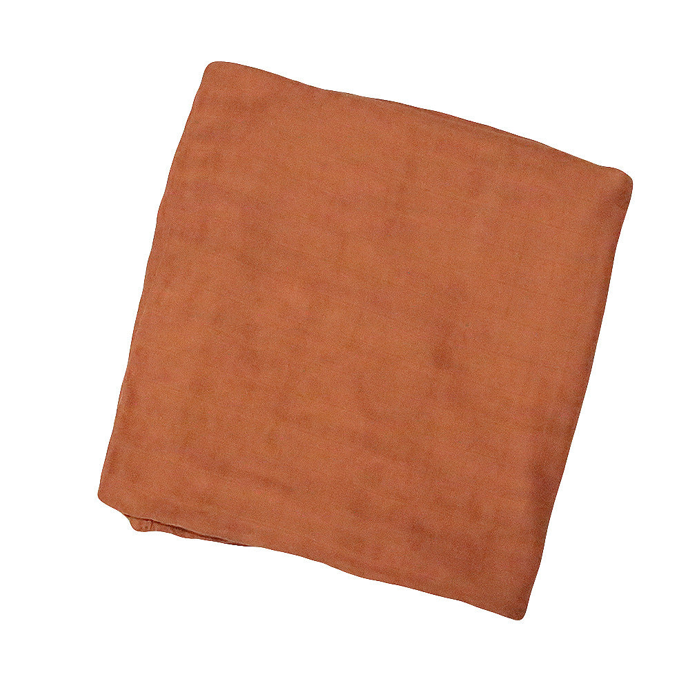 Solid-color Double-layer Gauze Bath Towel