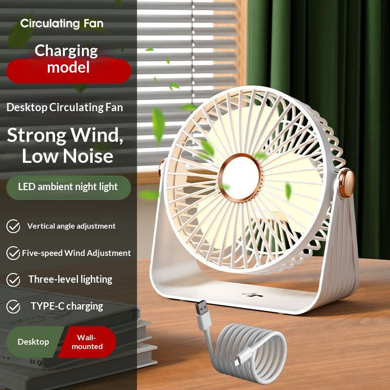 6-inch Desktop USB Desk Fan For Classrooms And Offices