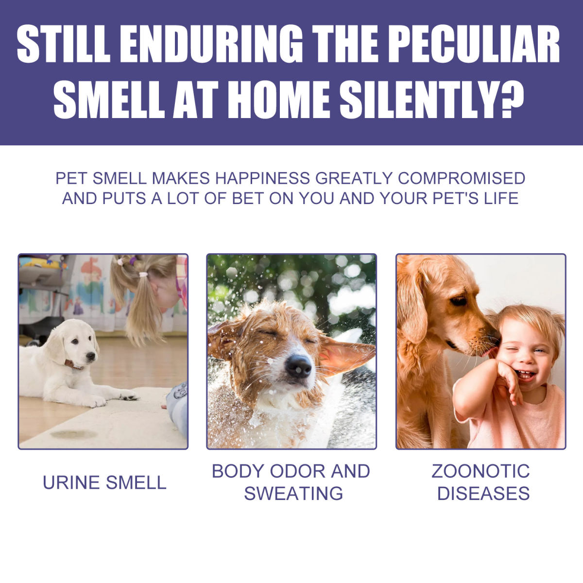 Pet Cat And Dog Odor-eliminating Air Freshener Spray