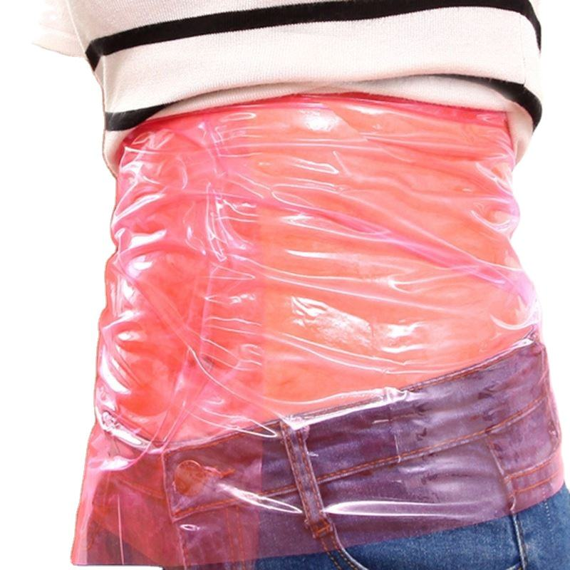 Custom Reusable PVC Slim Film Sauna Sweat Wrap Slimmer Waist Trainer Body Shaper Belt Lose Weight Leg Waist Body
