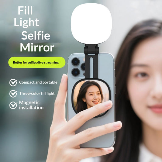 Magnetic Phone Fill Handheld Beauty Light For Live-streaming And Shooting