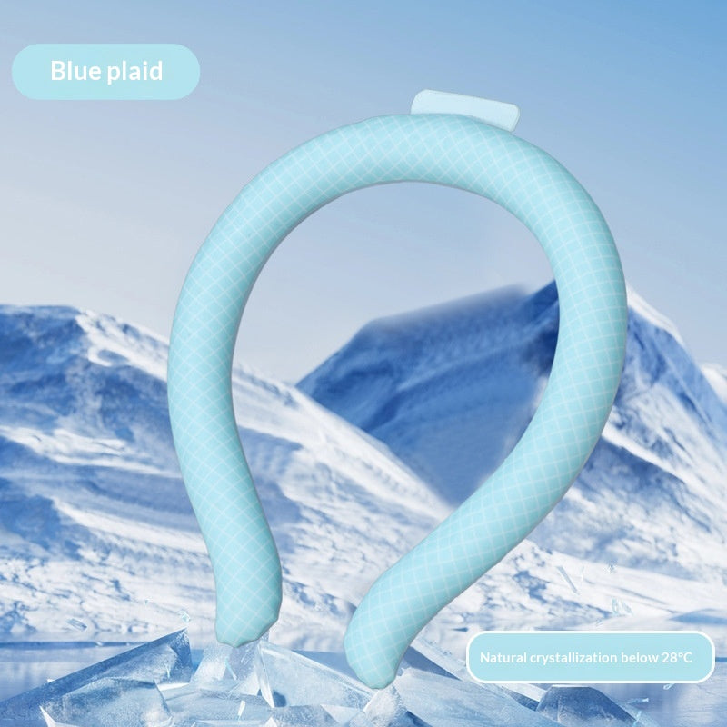 Portable Neck-Hanging Cooling Ice Ring PCM