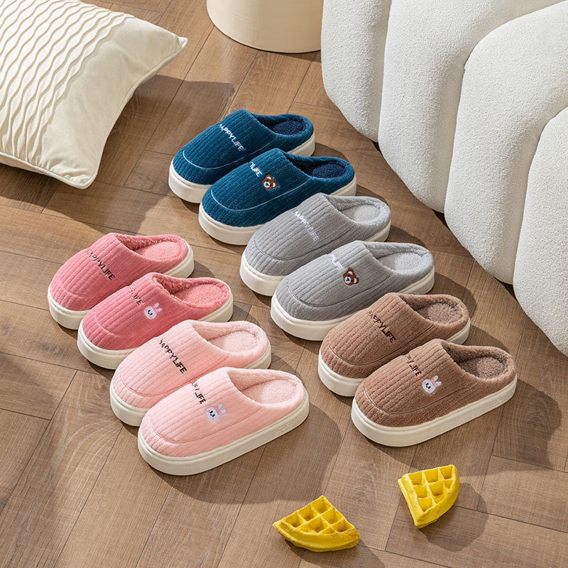 Cotton Slippers For Women For Spring Autumn And Winter For Home Use