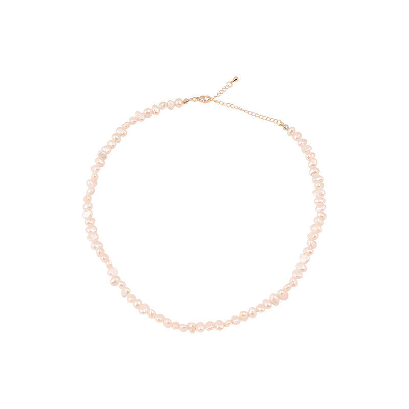 Womens Shaped Freshwater Pearl Necklace, New Irregular Design