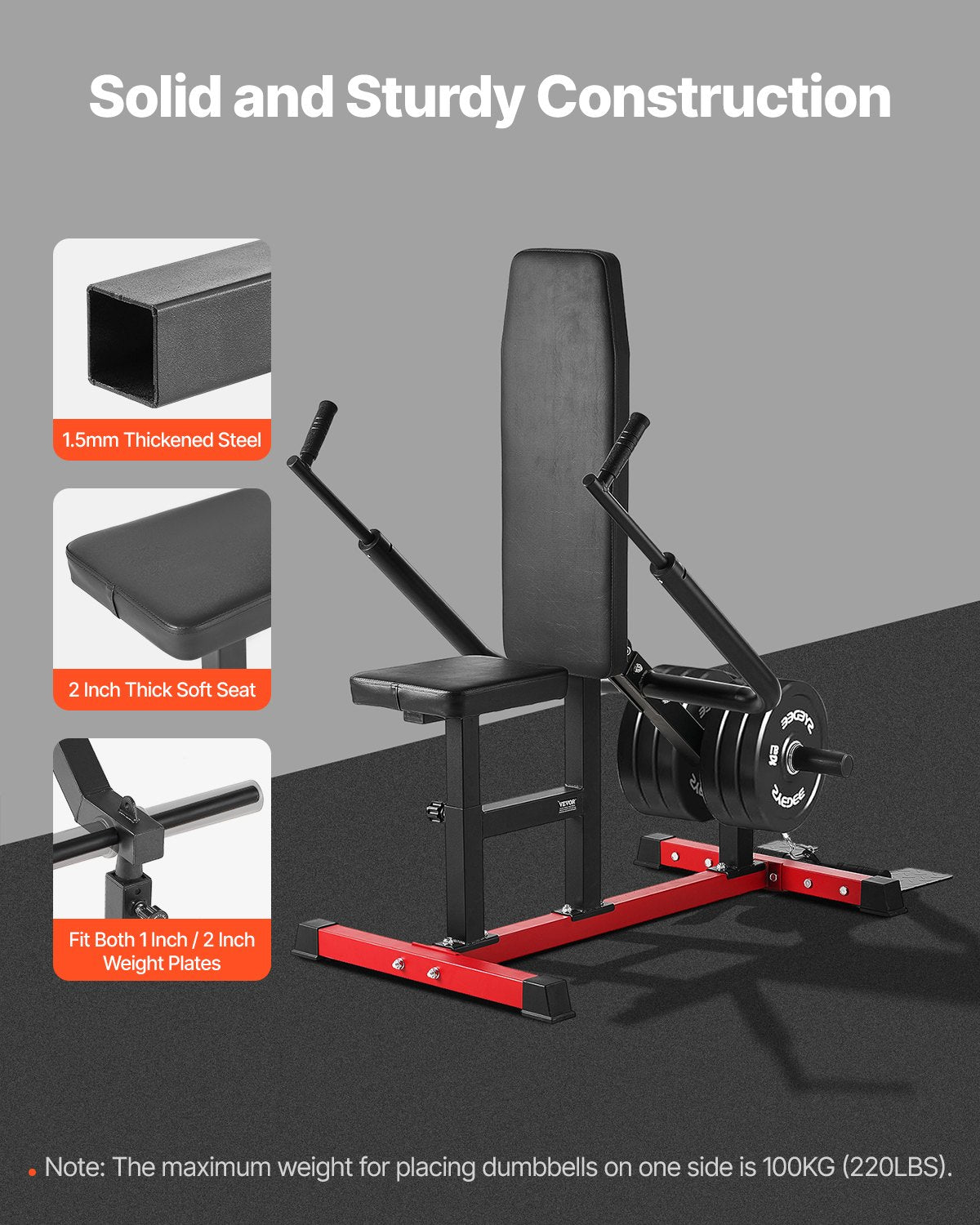 Seated Dip Machine, Tricep Bicep Press Down Machine With Cable Bar, Adjustable Seat, And Backrest,  Exercise Equipment For Chest Training, Upper Body Push Fitness Workout, Hold Up To 450LBS