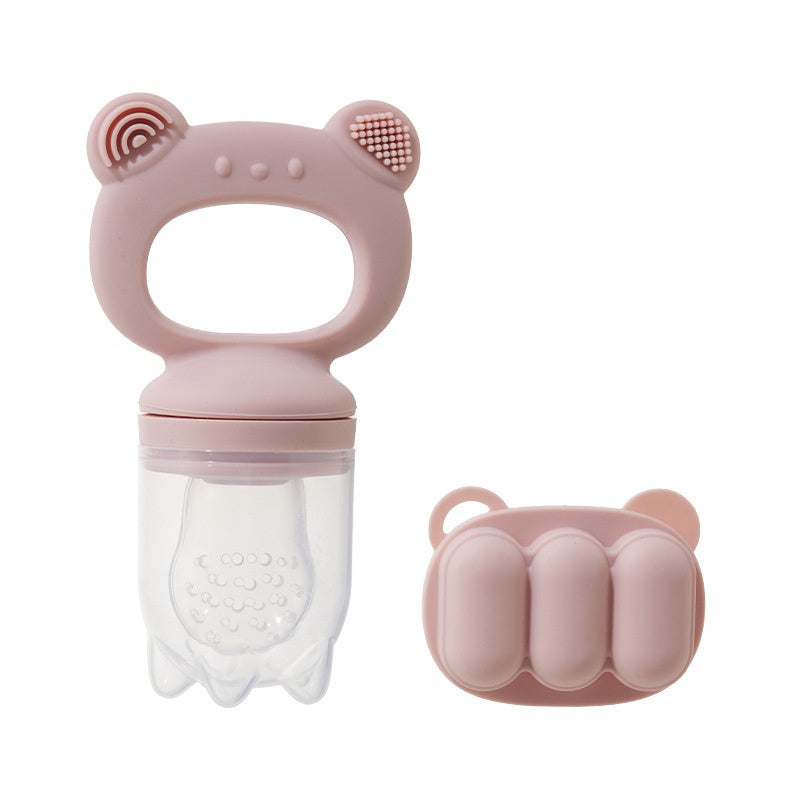 Baby Bear Food-Grade Silicone Fruit And Vegetable Scrubber