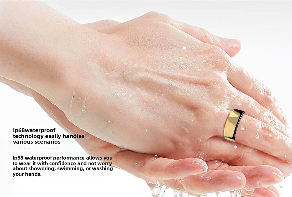 Smart Ring Heart Rate Blood Oxygen Sleep Monitor Step Counter & Female Cycle Tracker