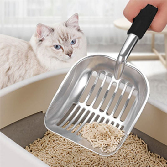 Pet-use Fine-hole Metal Cat Litter Scoop