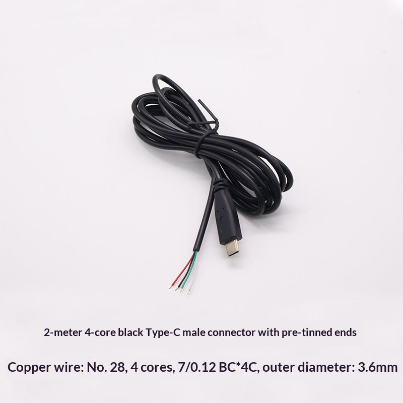 4P Type-C To Micro USB Single-head Cable For Android Charging And Data Transfer