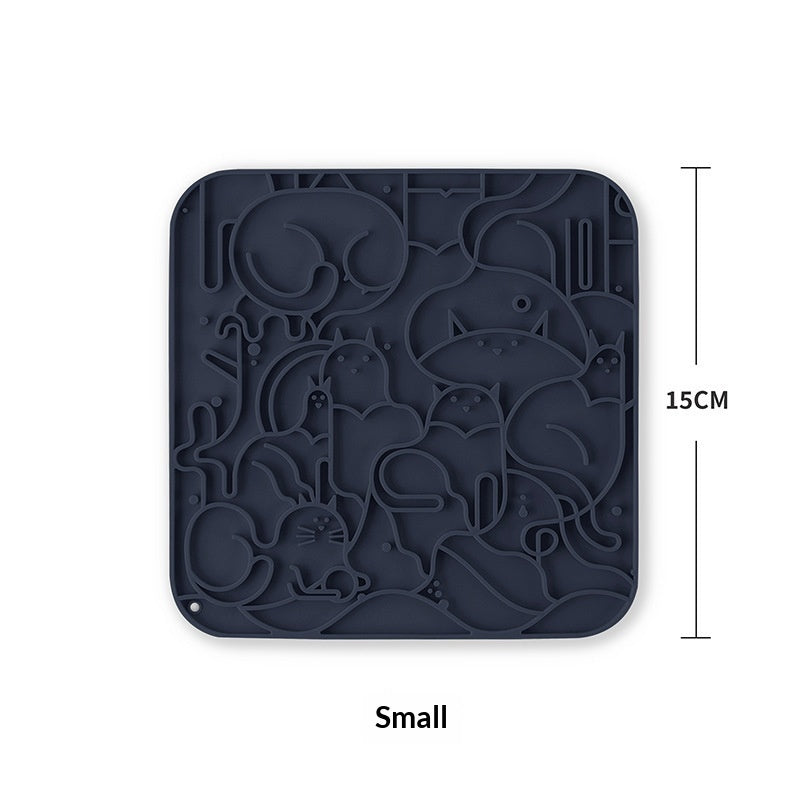 Cross-border New Silicone Pet Slow-Feeding Mat For Licking