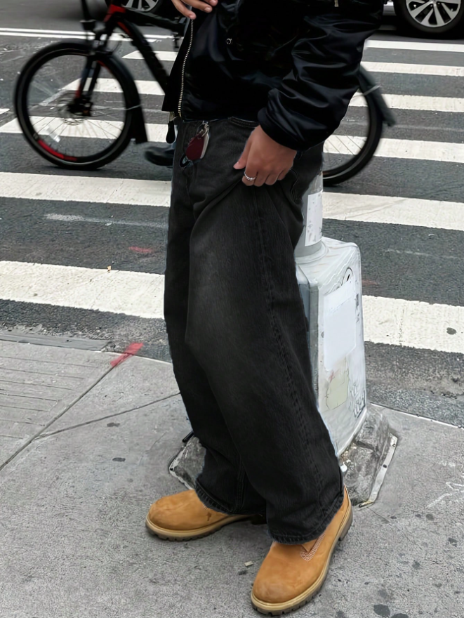 K-Label Stretch-free Straight-leg Pants