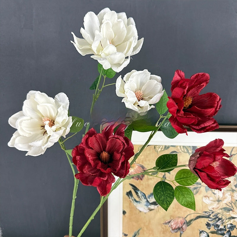 Artificial Magnolia Flowers For Home And Shop Window Wedding Decorations